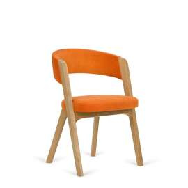 Paged :: Argo orange upholstered chair, width 54 cm