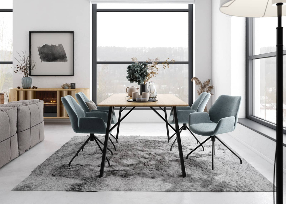 Claudie :: Hugo 180 swivel chair, color to choose, width 62 cm