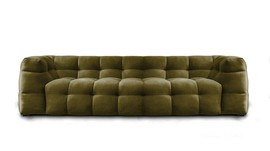 Nordic Line :: Michelle (ehemals Michelin) 3-Sitzer Polstersofa, grün, 236x68x105 cm