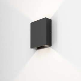 AQForm :: LEDPOINT square up&down exterior wall lamp/sconce M927 68° black