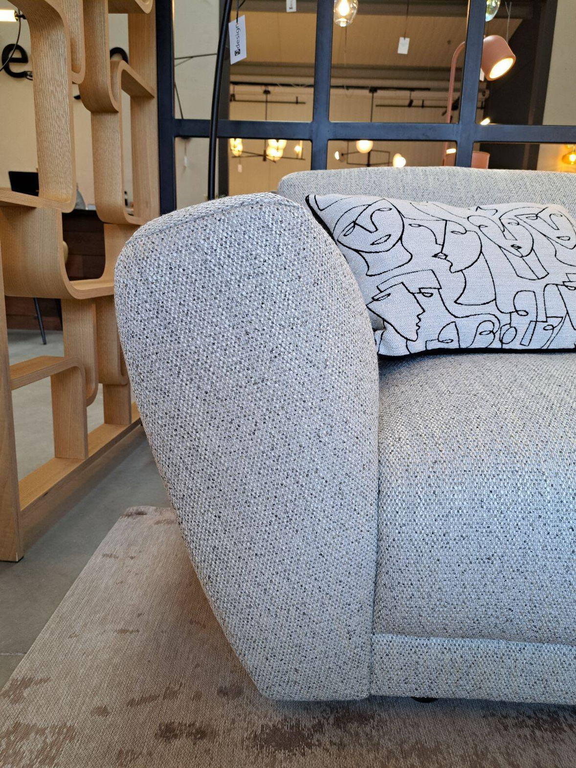Sitzmöbel :: Ecksofa / Polsterecksofa Asta rechts grau Breite 268 cm