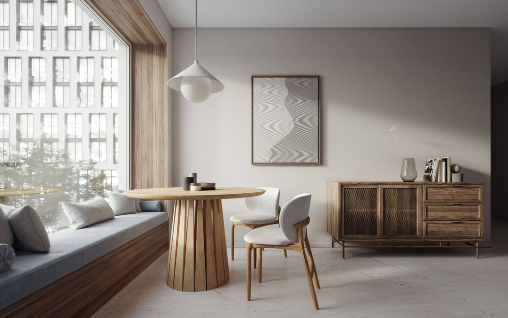 Szyszka Design :: Tisch aus Sole-Eiche, Durchmesser 120 cm, rund, Farbe Natur