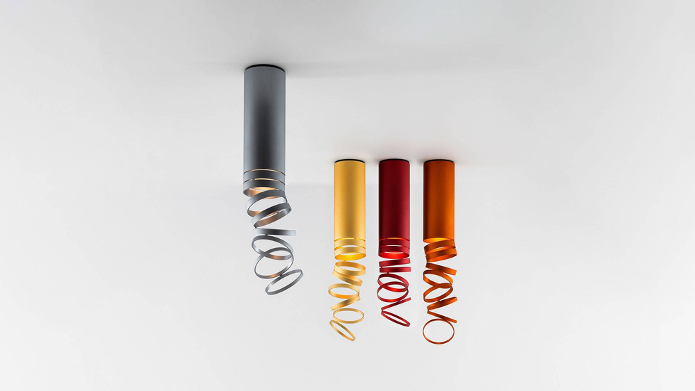 Artemide :: Lampa sufitowa / plafon Decomposé pomarańczowa wys. 60 cm