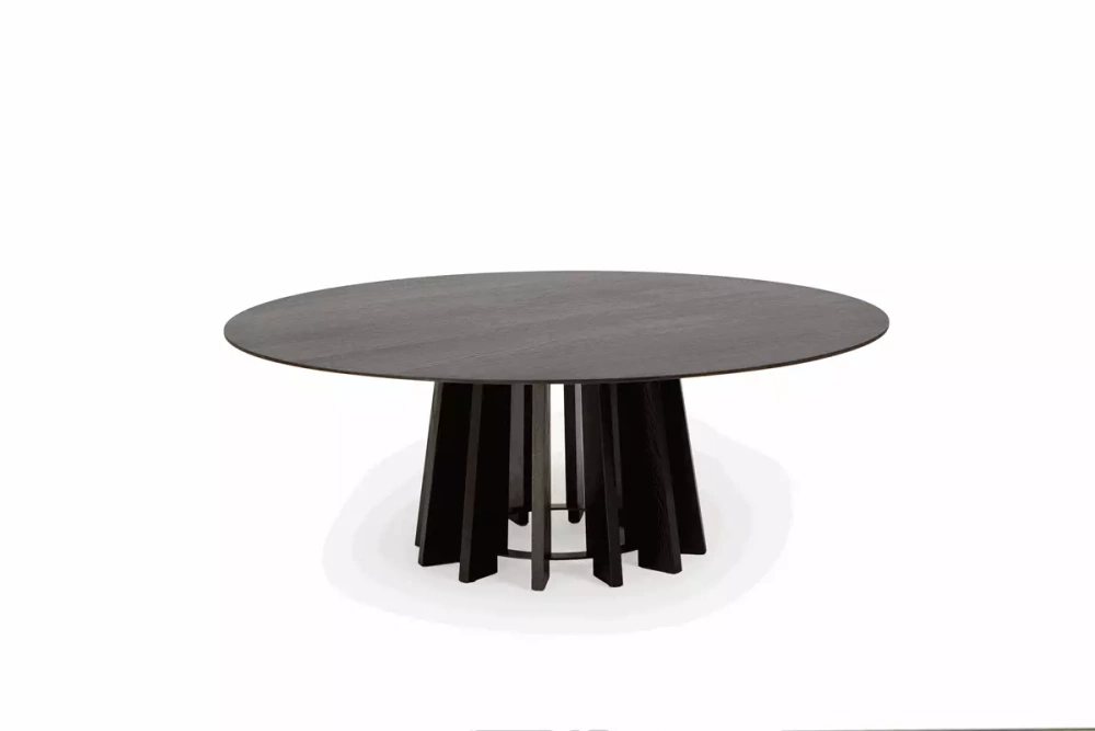 Nordifra :: Stolik Tavle okrągły dąb czarny śr. 100 cm