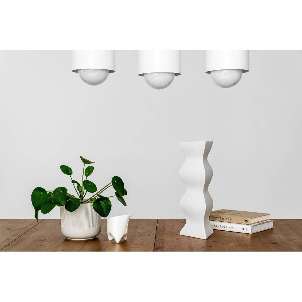 Ummo :: Enkel 3L Hängeleuchte, Breite 60 cm, weiß