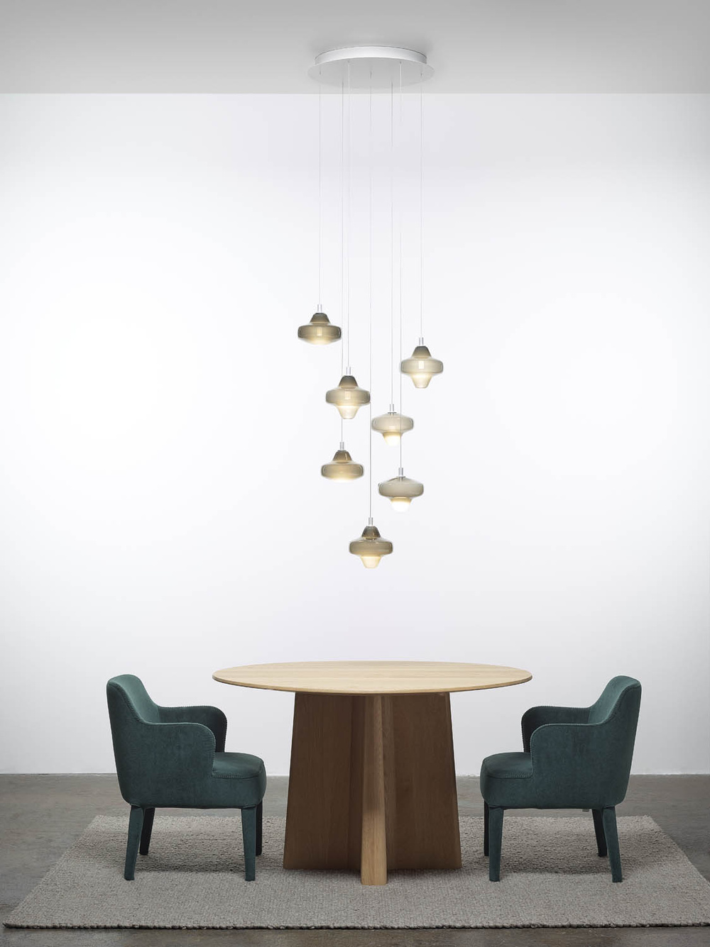 Brokis :: Starcloud Atria Hanging Lamp, width 18 cm, light pink