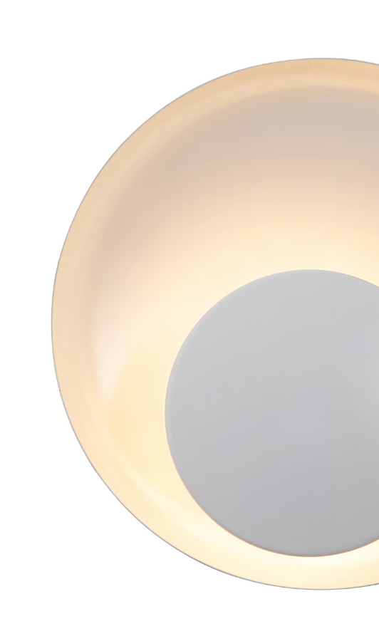 Nordlux :: Marsi wall lamp/sconce, diameter 21 cm, white