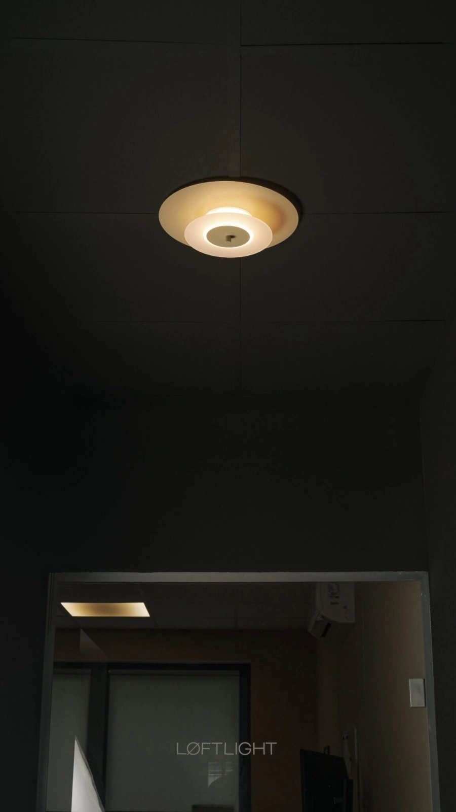 Loftlight :: Plafon Aeroplan śr. 90 cm srebrna