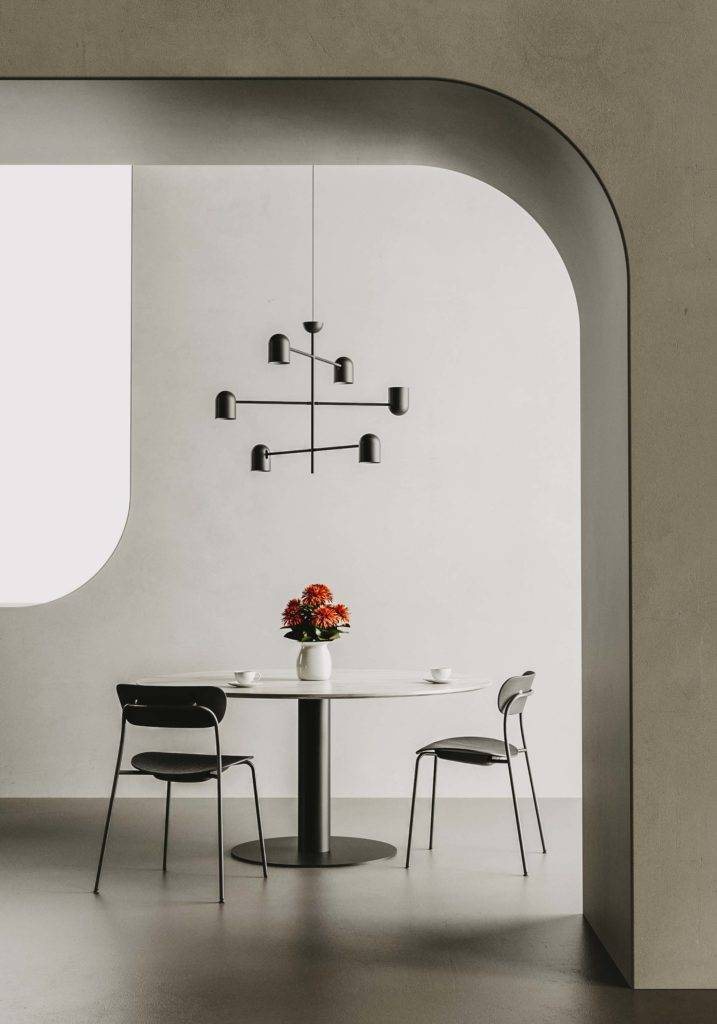 Aromas :: Hanging lamp Pipe black dia. 84 cm