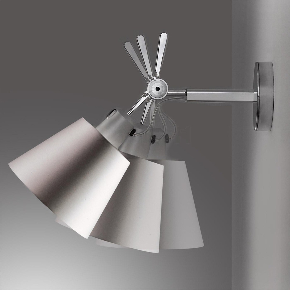 Artemide :: Wall lamp Tolomeo parete diffuser '32 satin