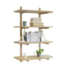 Szyszka Design :: Kiko oak bookcase with 4 shelves