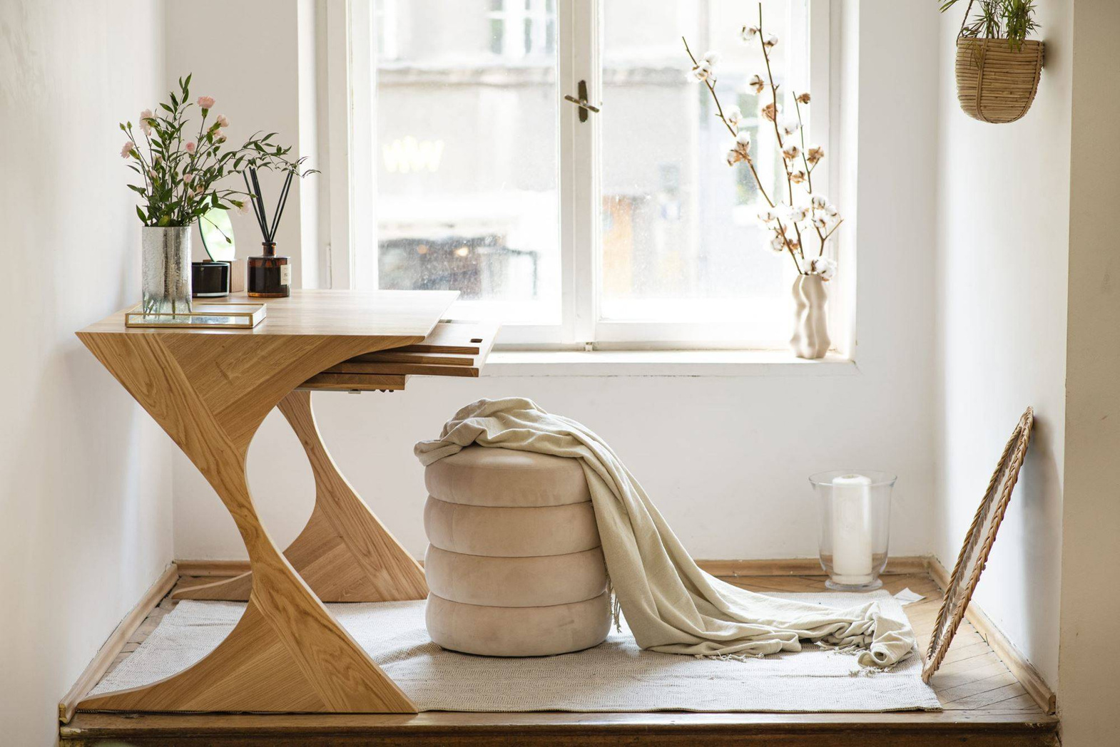 Szyszka Design :: Wooden desk Flux oak 70x120 cm