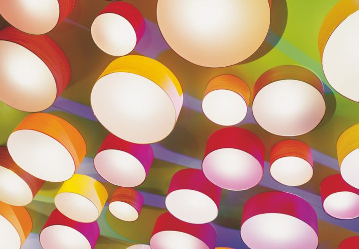 LZF :: Lampa ścienna / kinkiet Gea brązowy śr. 20 cm 