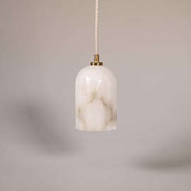 Embassy Interiors :: Urania Alabaster Pendelleuchte, Durchmesser 9,5 cm