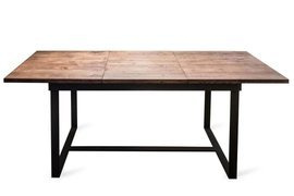 Loft Decora :: Tisch aus Holz Iteat rechteckig Breite 140/200 cm schwarz