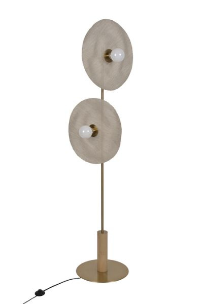 Market Set :: Shore 2l floor lamp, height 185 cm, beige and gold