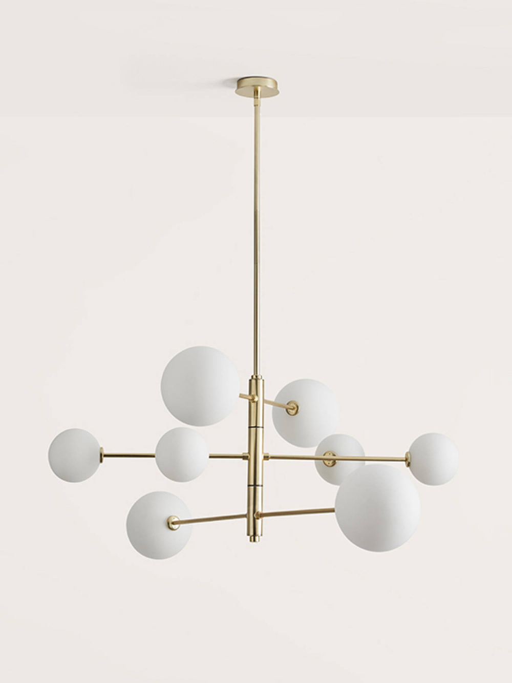 Aromas :: Atom hanging lamp, width 140 cm, gold