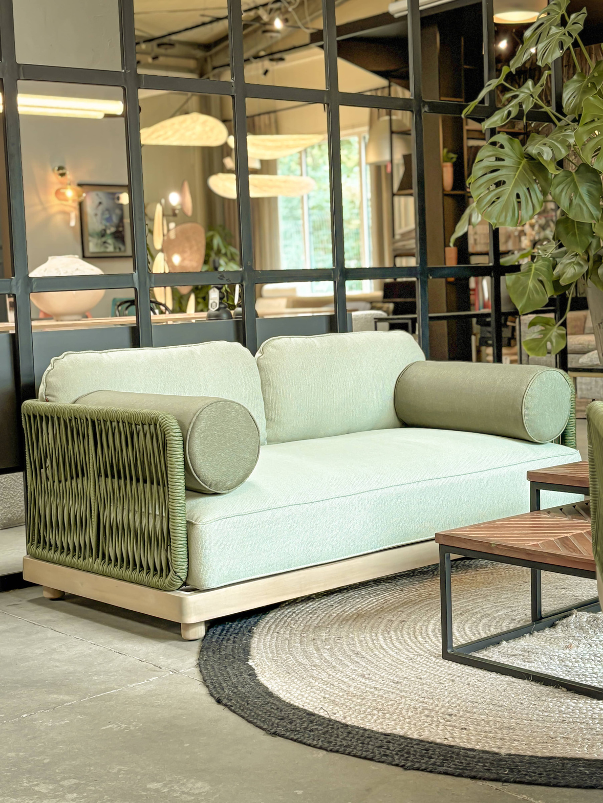 Kunesti :: Green it up 2-seater garden sofa, green, width 160 cm