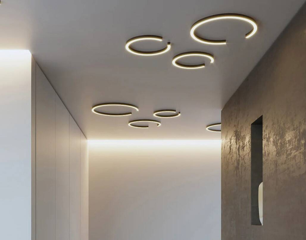 Robin :: Roberta Direct ceiling lamp, black, diameter 65 cm