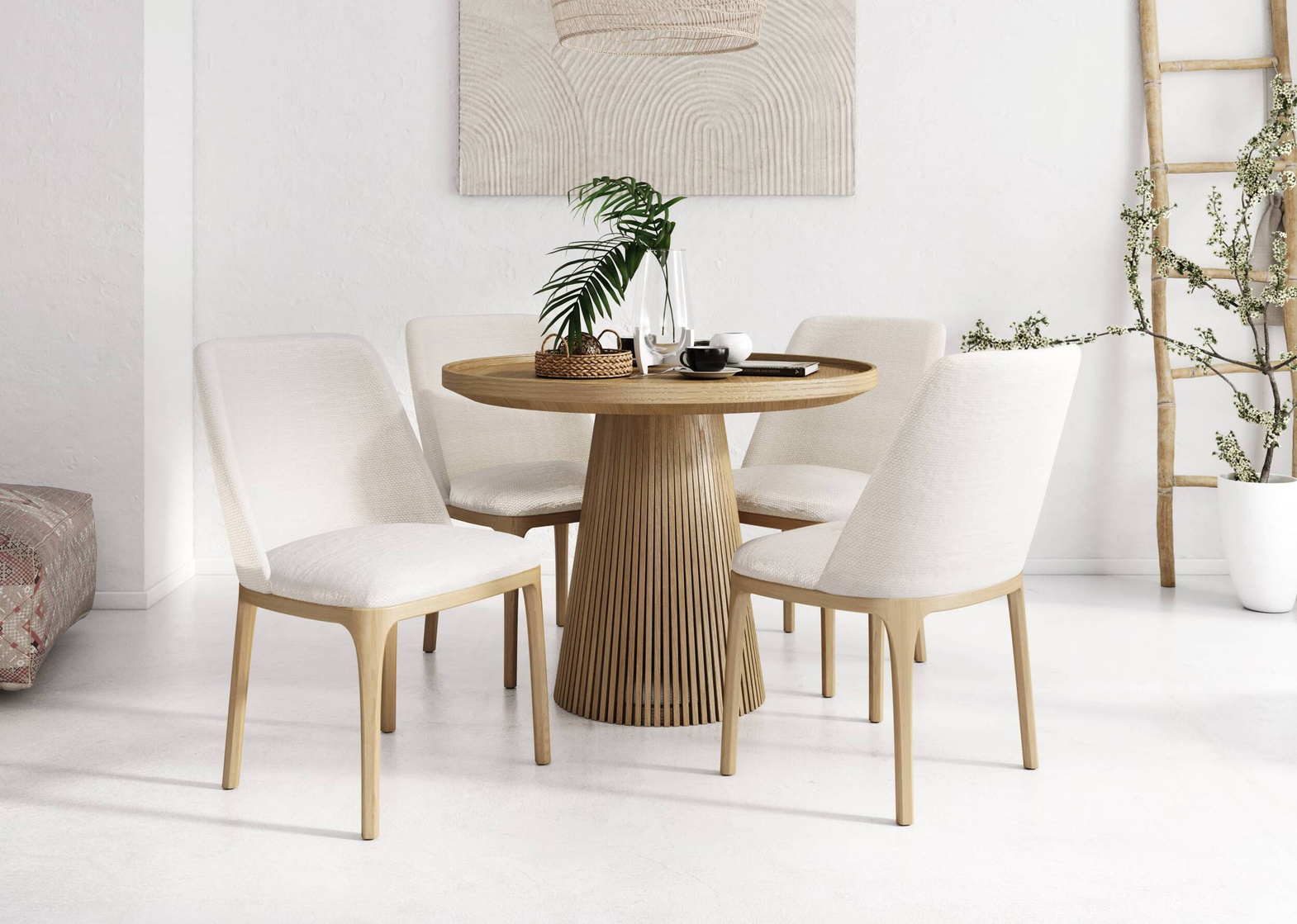 Claudie :: Movano upholstered chair, color to choose, width 53.5 cm