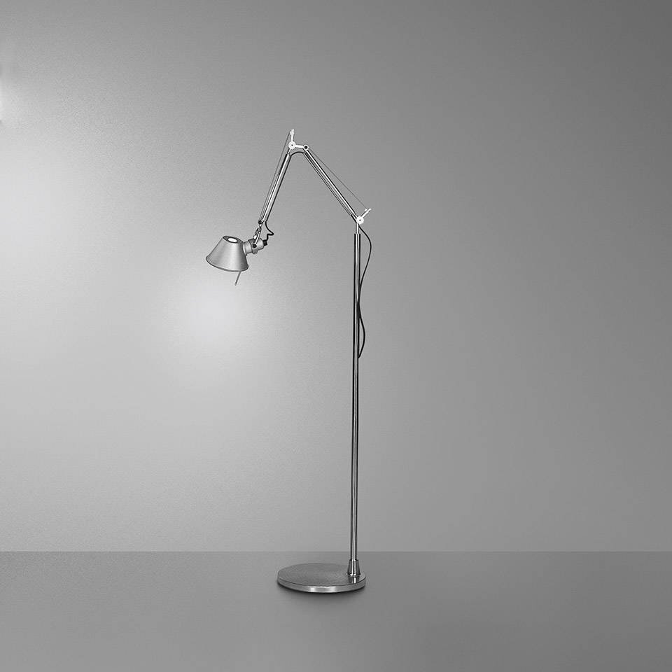 Artemide :: Lampa podłogowa Tolomeo Micro srebrna wys. 109 cm