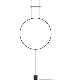 Robin :: Ramona floor lamp, diameter 80 cm, black