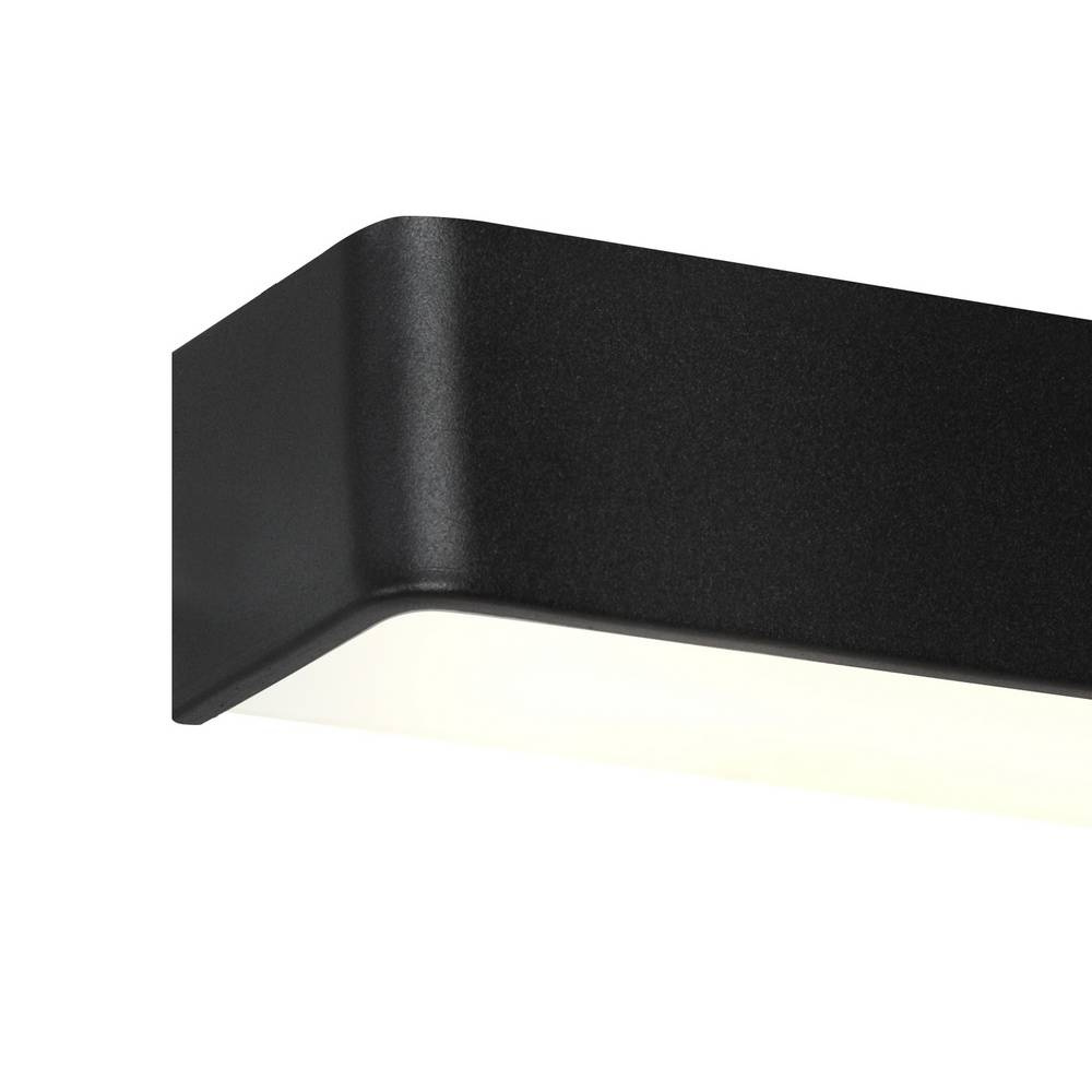 Kaspa :: Wandlampe aus Metall Flat LED schwarz