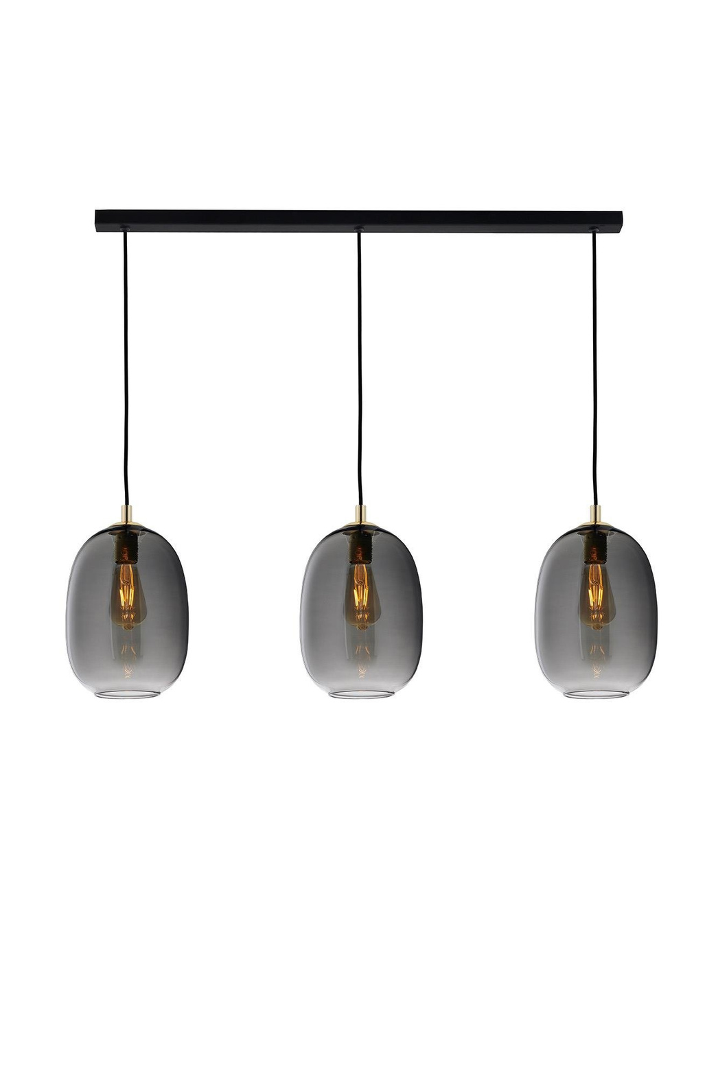 Kaspa :: Hanging lamp Onyx 3 shades black