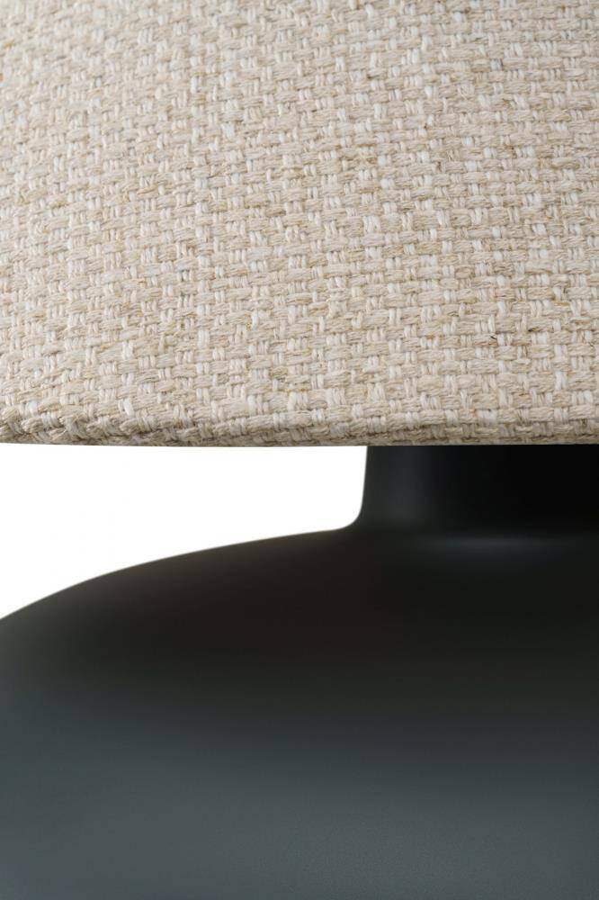 Kaspa :: Sawa Natur table lamp, graphite, thick weave shade, height 41 cm