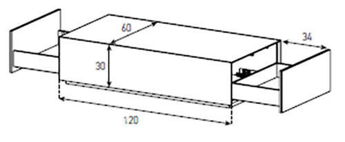 Nordic Line :: Stone coffee table, width 120 cm, color to choose from