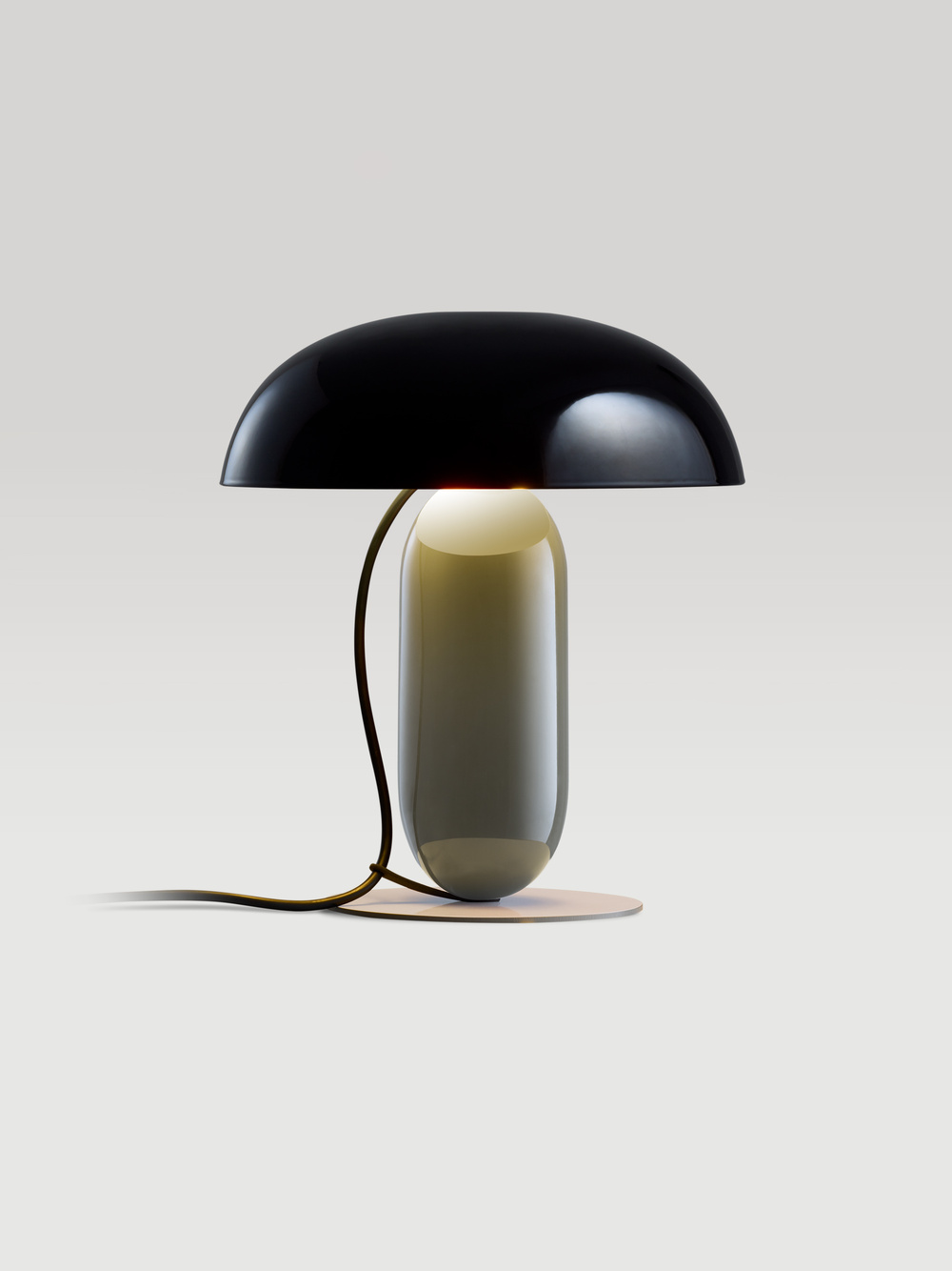 Marset :: Lampa stołowa Gambosa M wys. 30 cm czarno-szara