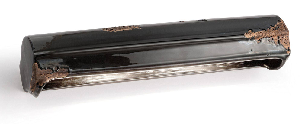 Ferroluce :: Vintage black wall lamp, width 35 cm