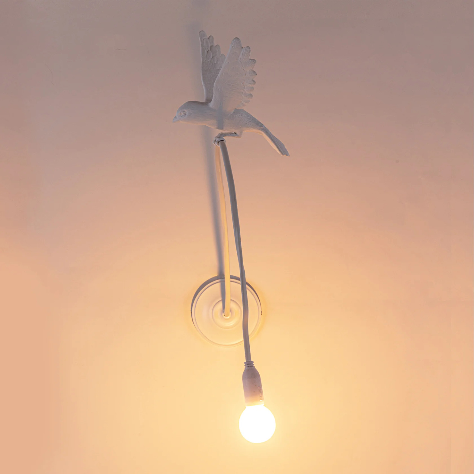 Seletti :: Lampa wisząca Sparrow biała