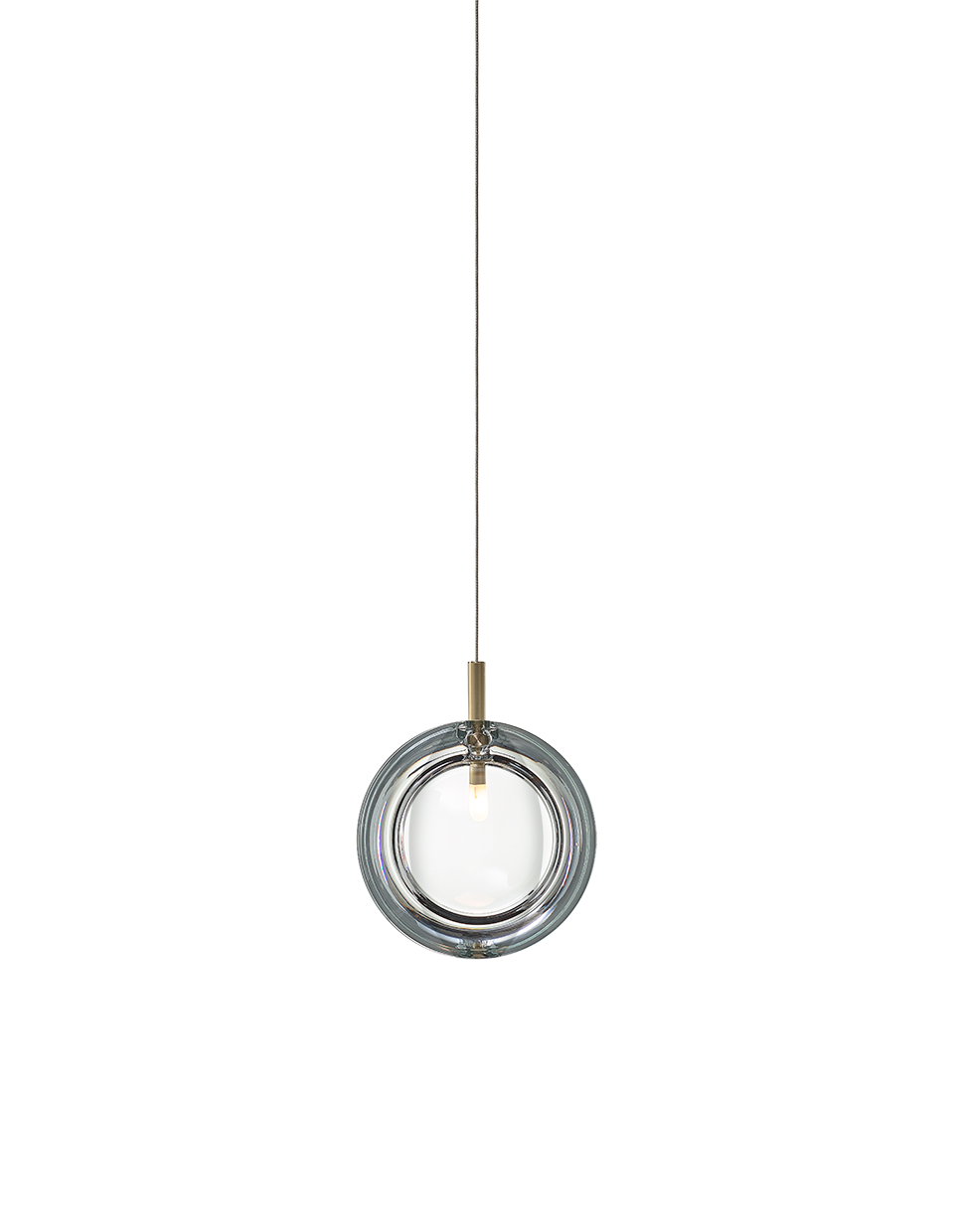 Bomma :: Lampa wisząca Lens Single Pendant Clear śr. 16 cm