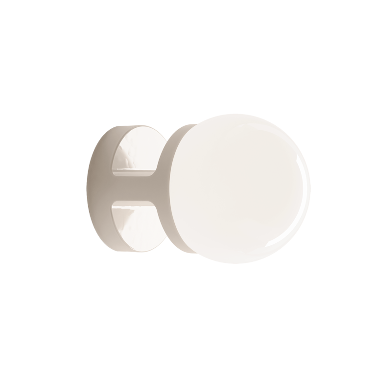 Ferroluce :: Lampa ścienna / kinkiet Habea śr. 16 cm kremowa