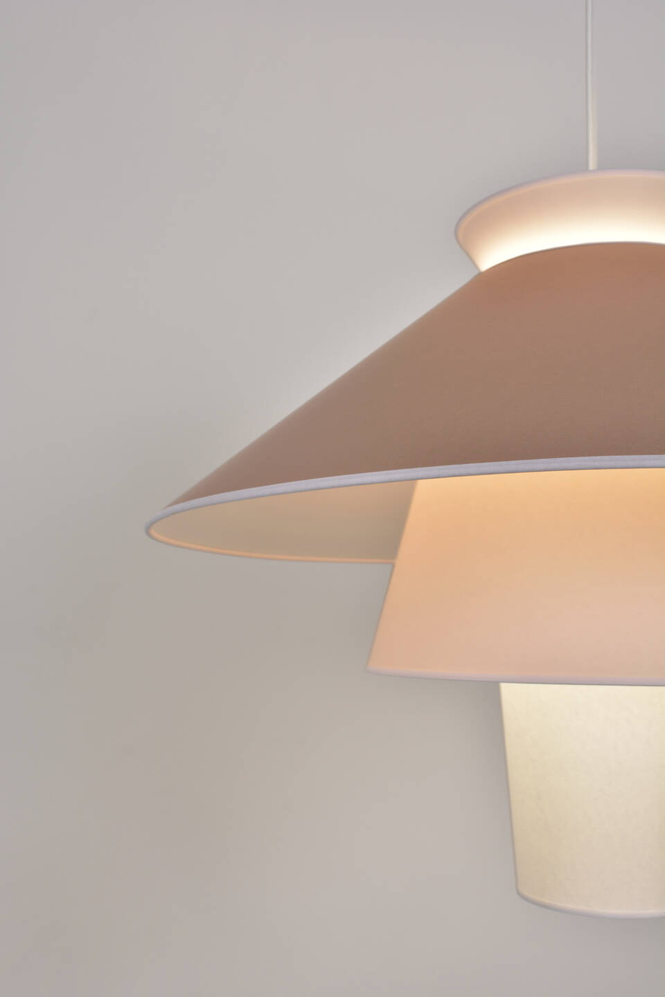 Marktset :: Hängelampe Ruche, Durchmesser 78 cm, rosa, Größe XL