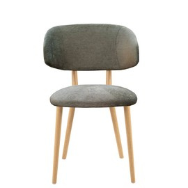 Mobitec :: Toro green upholstered chair, width 55 cm