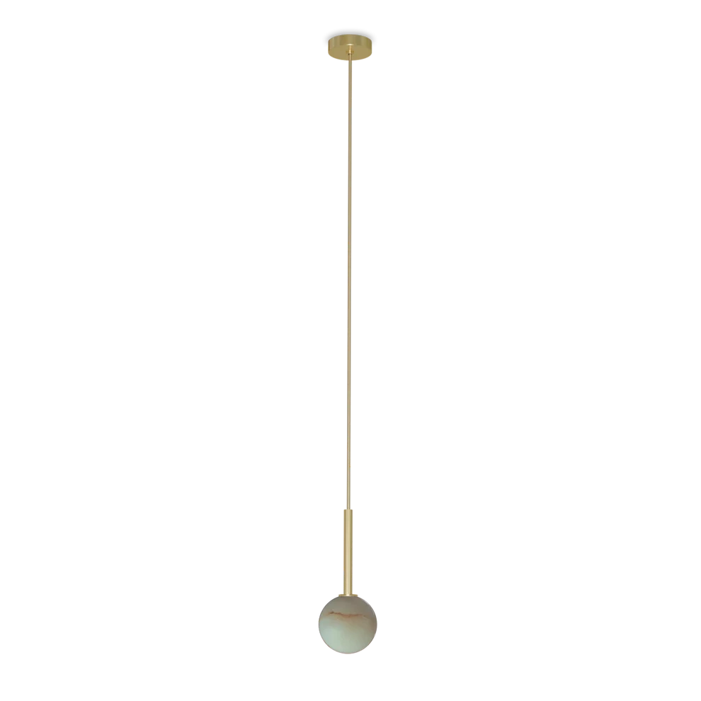 Robin :: Royal Disc hanging lamp, diameter 15 cm, alabaster