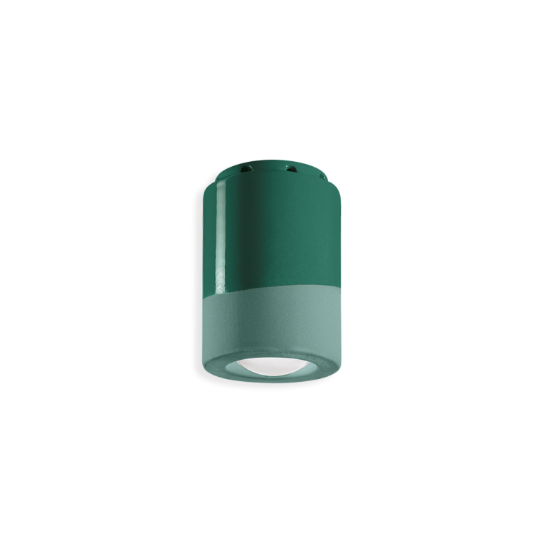 Ferroluce :: Pi ceiling lamp green height 14 cm