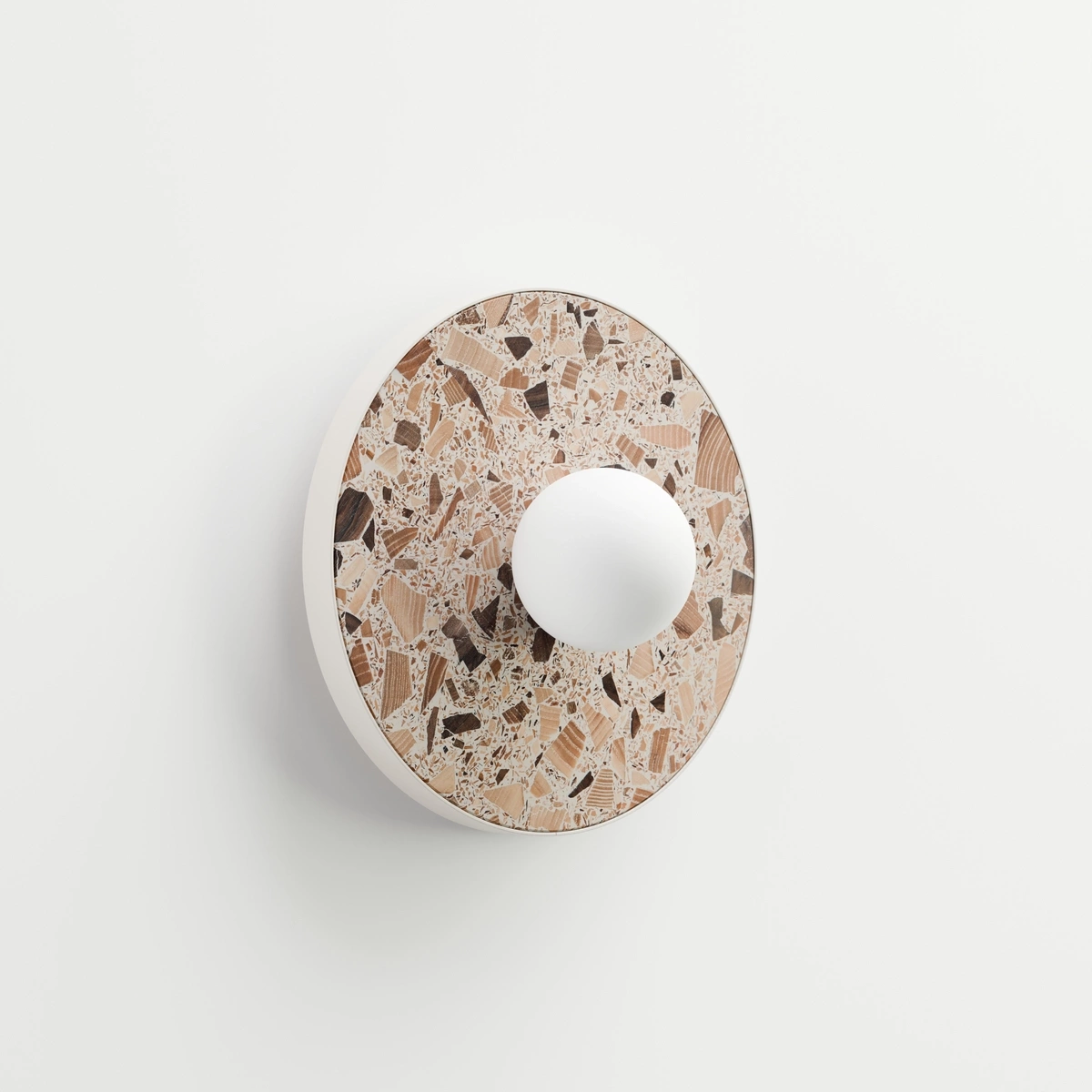 Kaspa :: Legra Wandleuchte / Wandleuchte, Breite 30 cm, Creme IP44