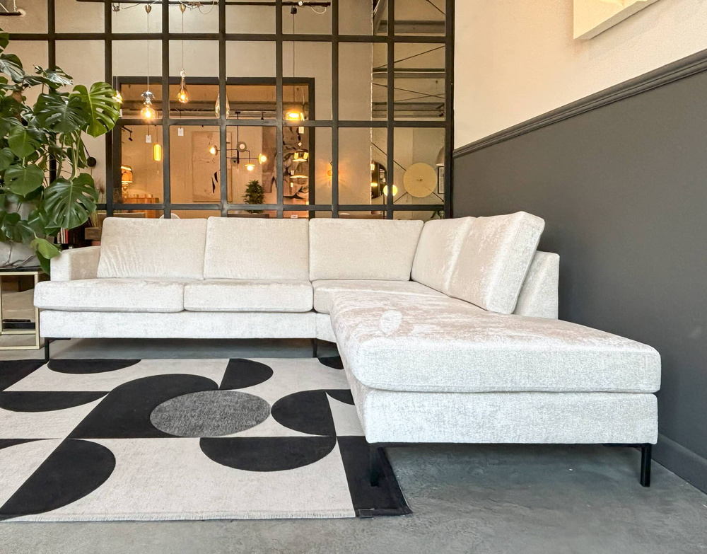 Nordic Line :: Corner sofa / modular corner sofa London Deep cream