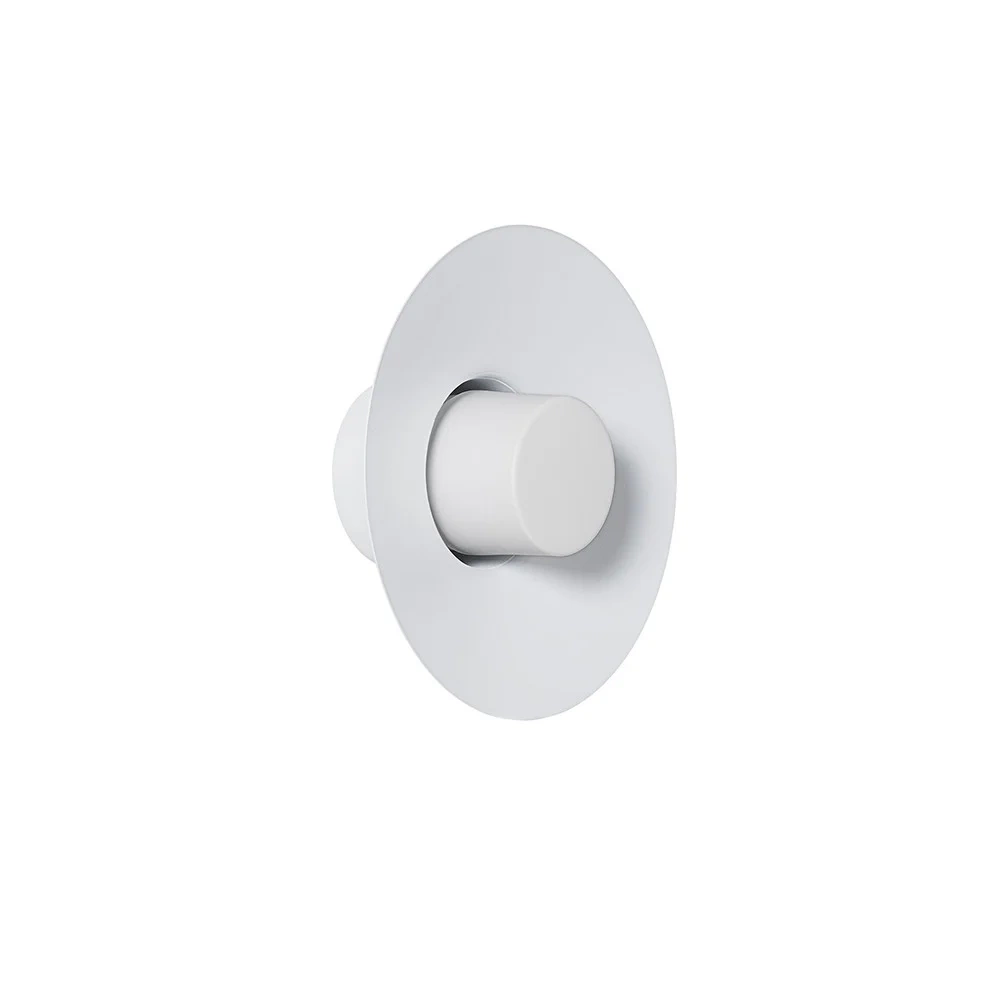 Ummo :: Caponio W A wall lamp, diameter 28 cm, white
