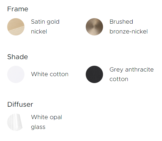 Contardi :: Lampa stołowa Asia Ta wys. 57,1 cm rozm. M transparentno-biała