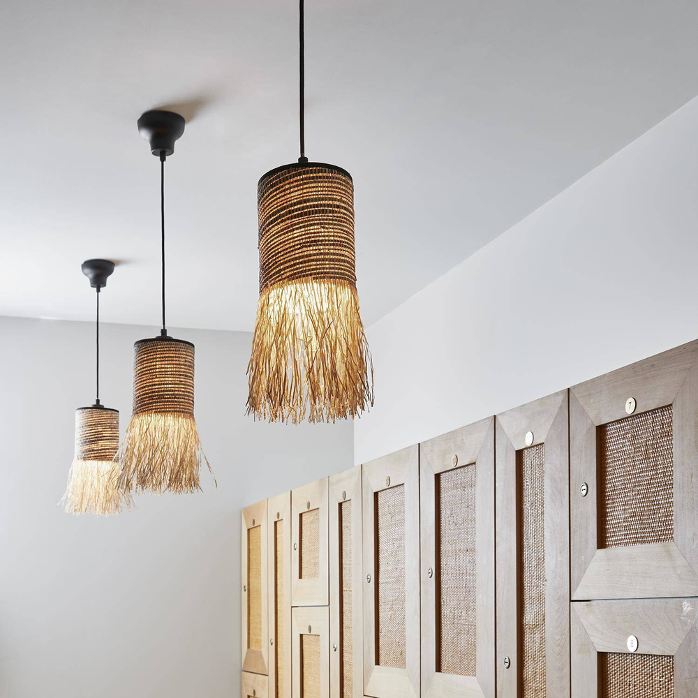 Market Set :: Lampa wisząca Formentera Bana beżowa wys. 32 cm