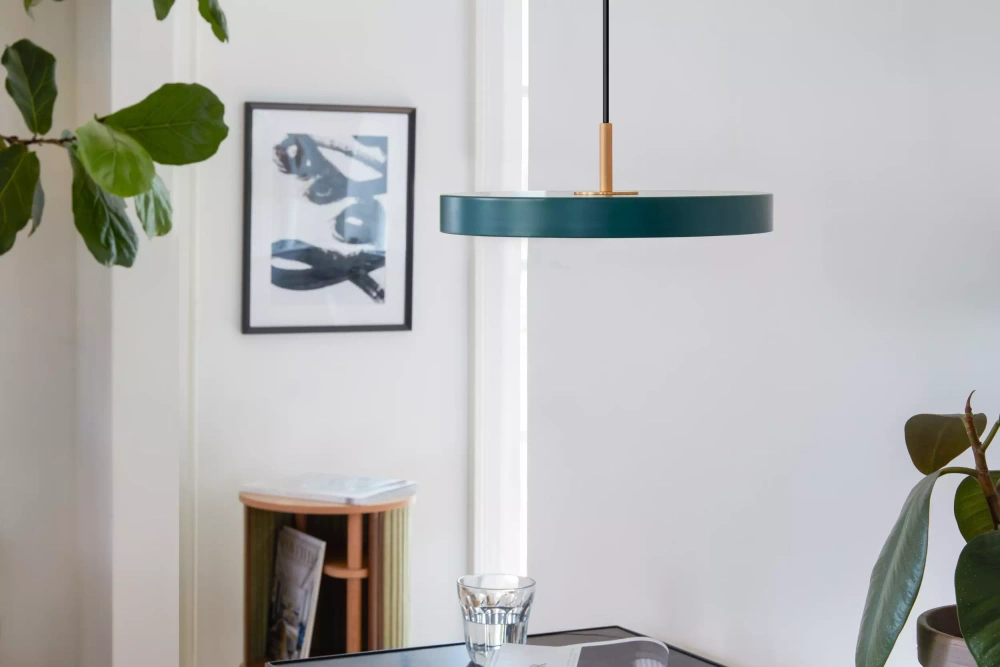 Umage :: Asteria Mini green hanging lamp, diameter 31 cm
