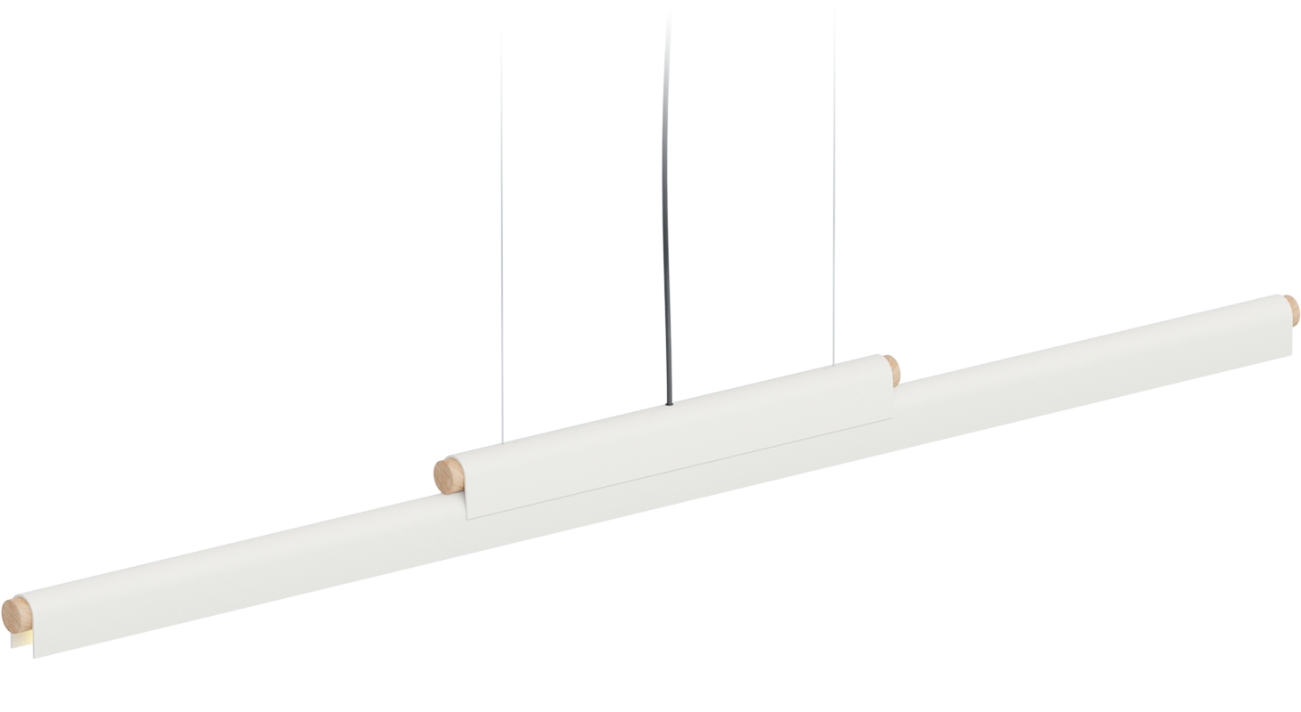 Robin :: Lampa wisząca Rudi on-off 3000K szer. 120 cm biała