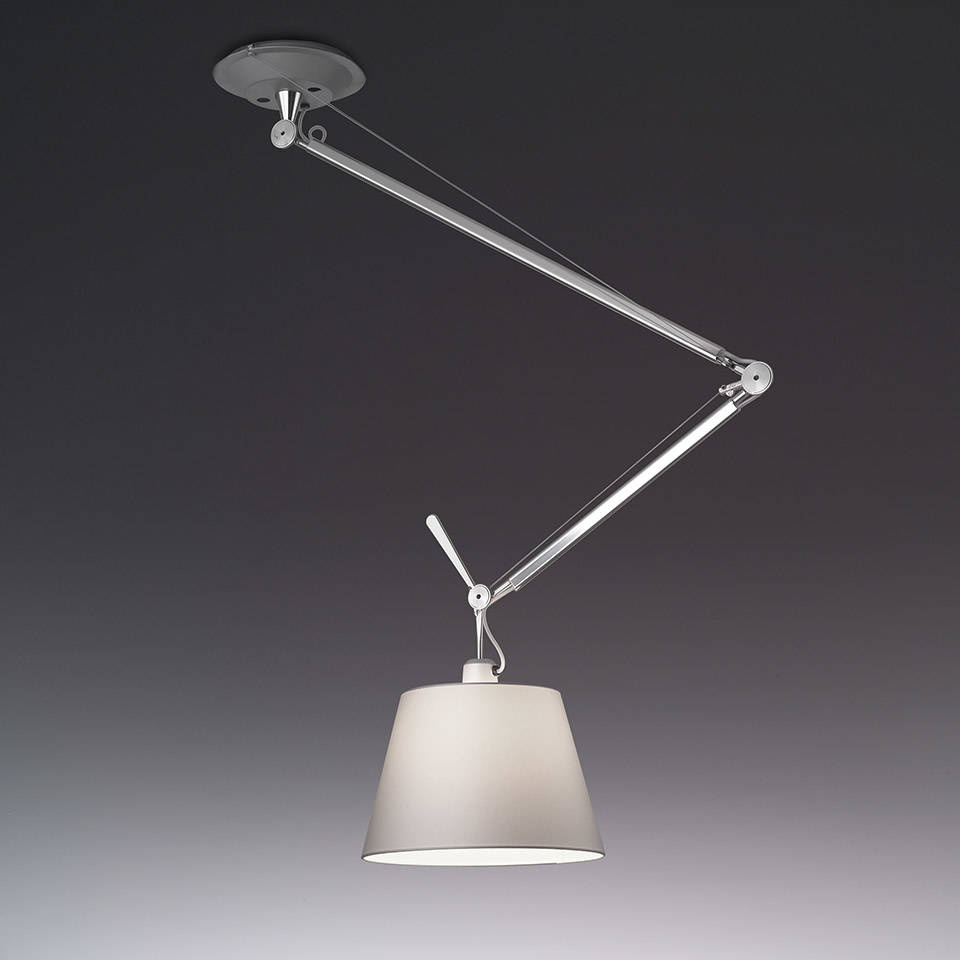 Artemide :: Pendant lamp Tolomeo decentrata silver dia 36 cm