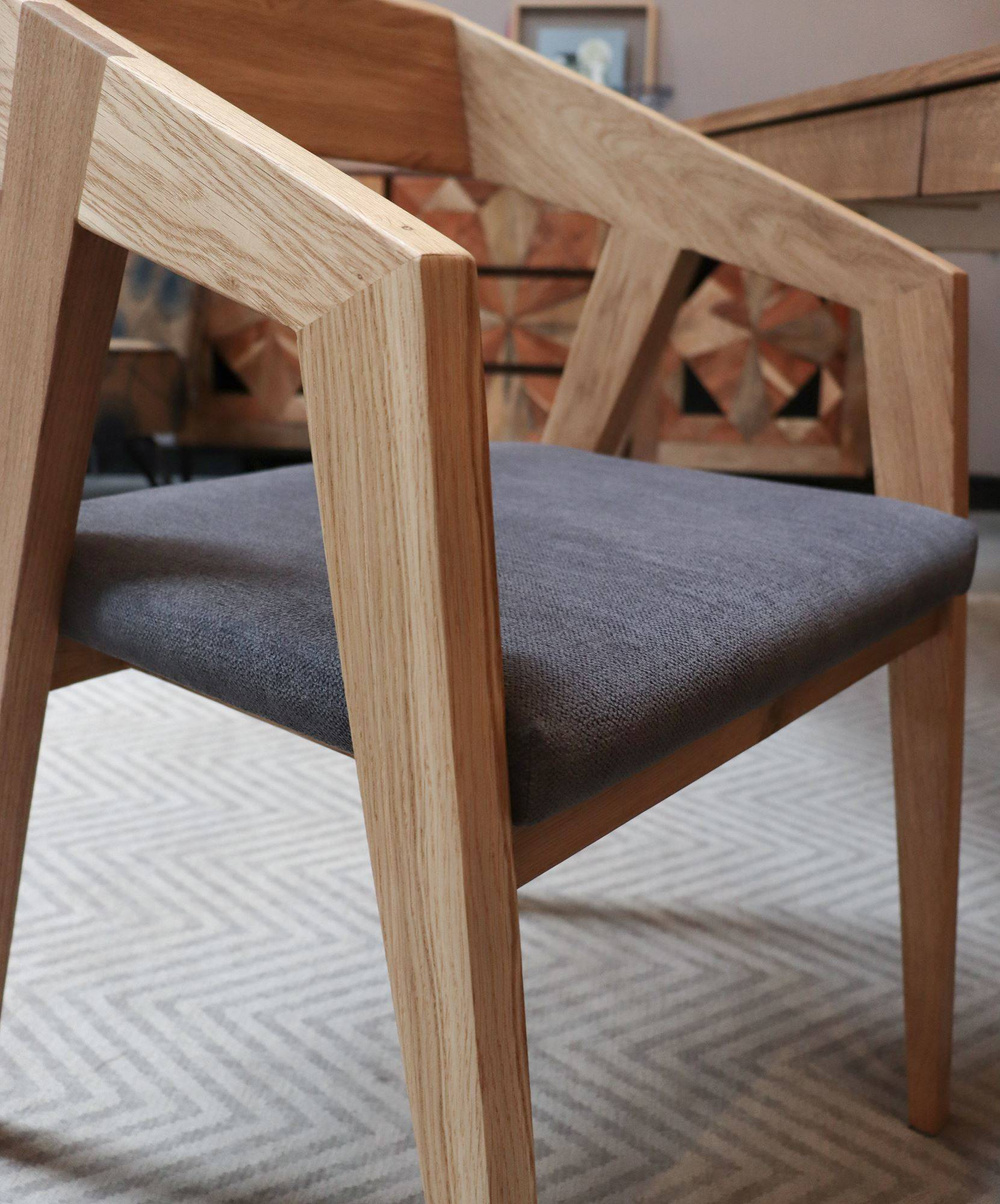 Szyszka Design :: Krzesło tapicerowane Piko szare