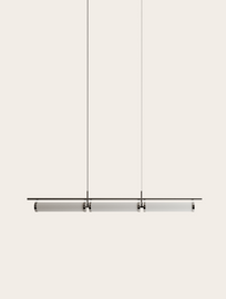 Aromas :: Numu 3 horizontale Hängeleuchte, Breite 110 cm, Chrom