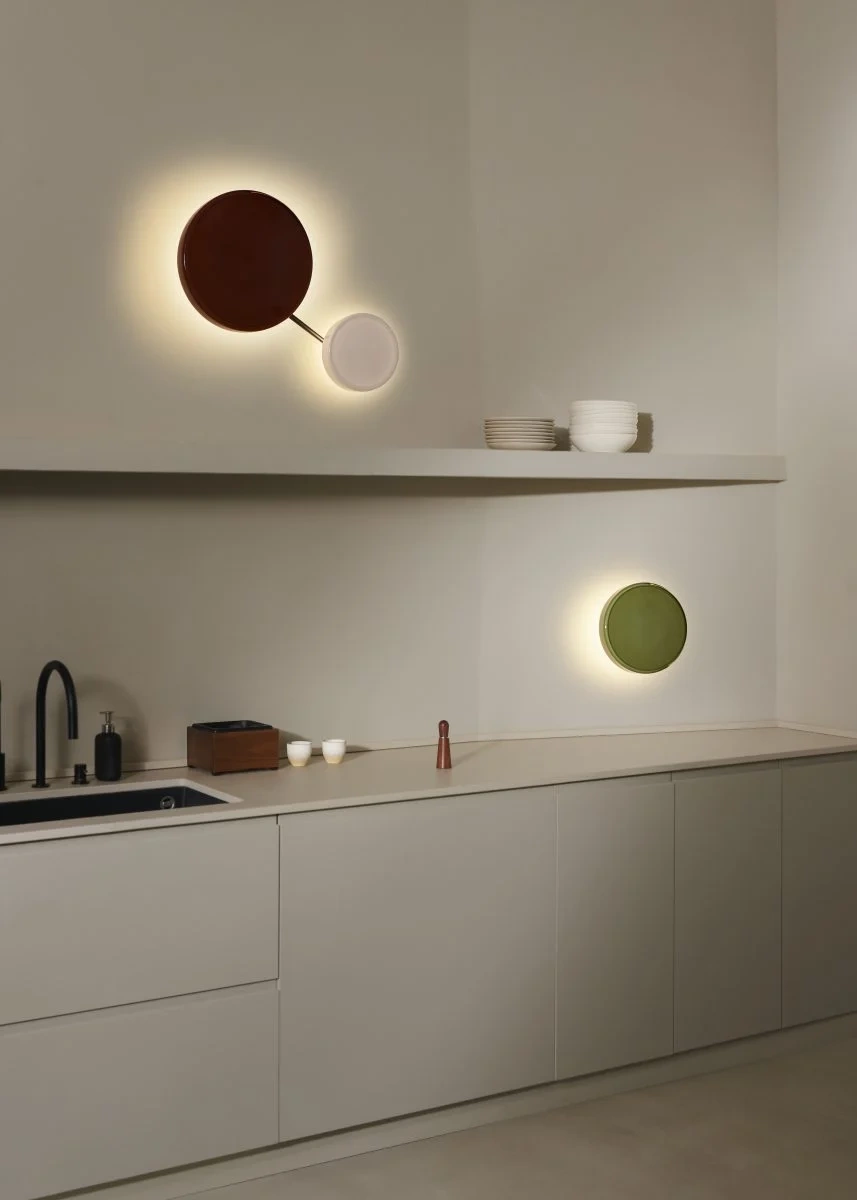 Marset :: Caramel wall lamp/sconce, diameter 38 cm, green